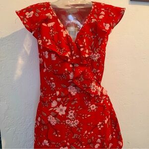 Max Studio Floral Señorita Wrap Dress